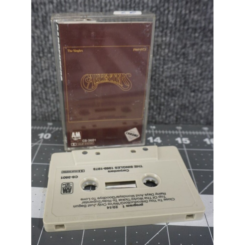 Carpenters The Singles 1969-1973 Cassette Tape 1972 A&M